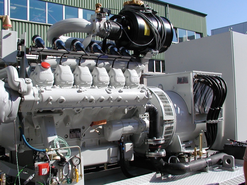 Установка газовых турбин от 5 до 25 МВт с утилизацией тепла на выработку пара
